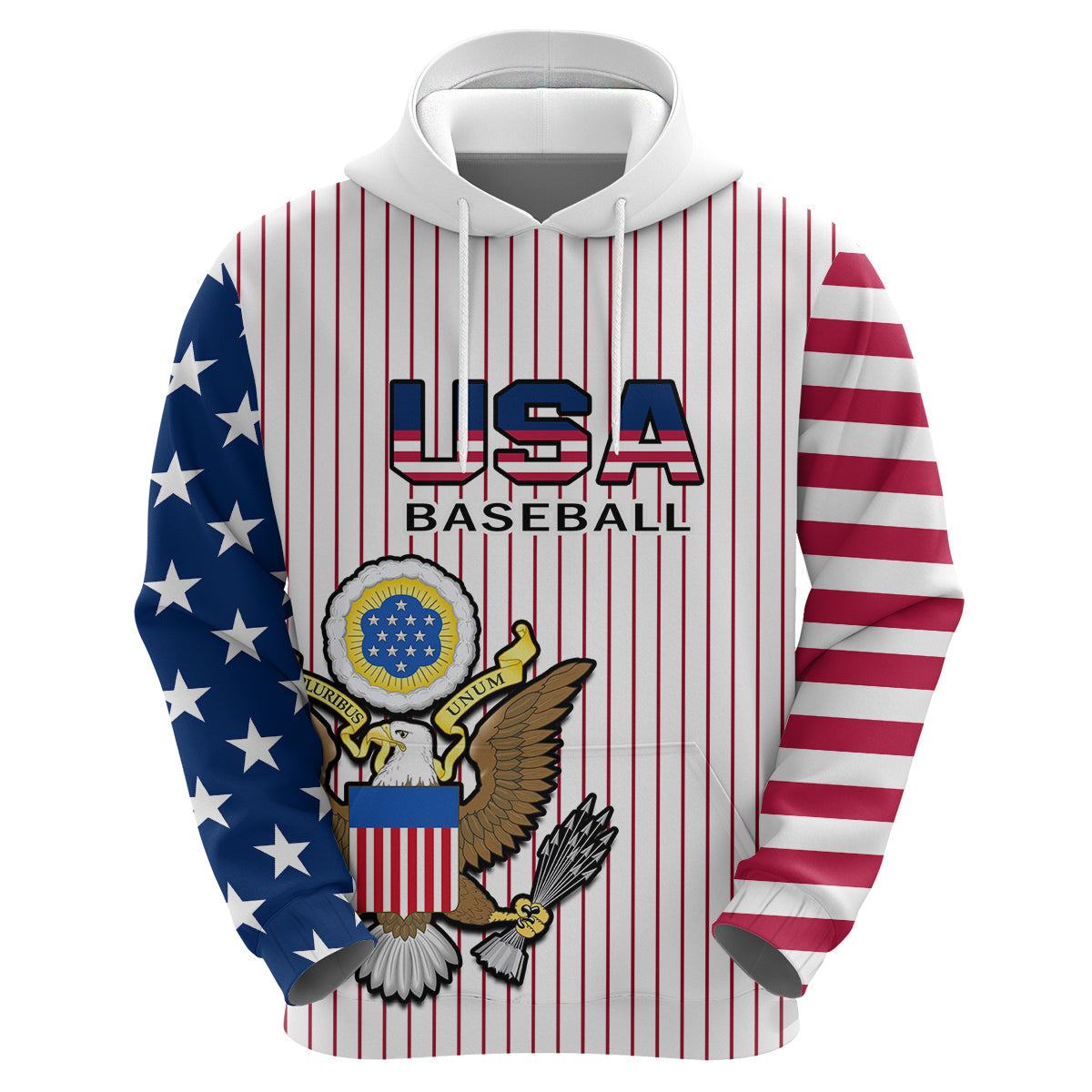 United States 2023 Baseball USA Hoodie Coat Of Arms LT14