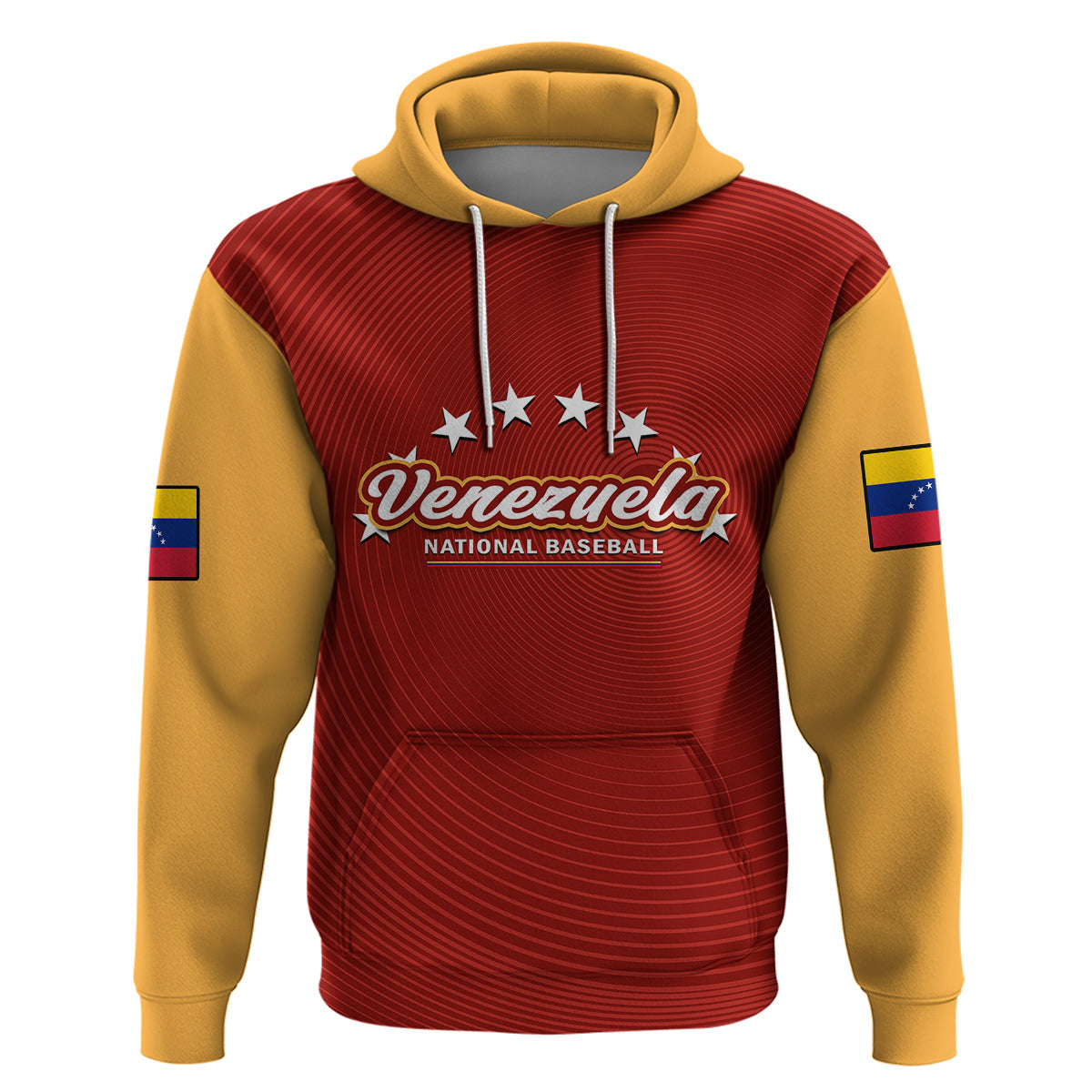Venezuela 2023 Baseball Mix Hoodie Coat Of Arms LT14