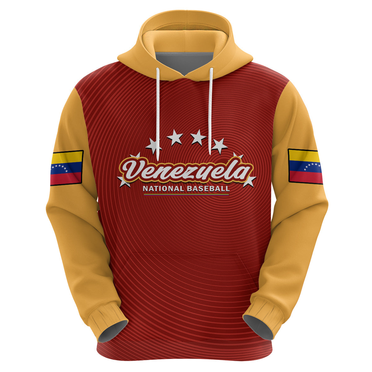 Venezuela 2023 Baseball Mix Hoodie Coat Of Arms LT14