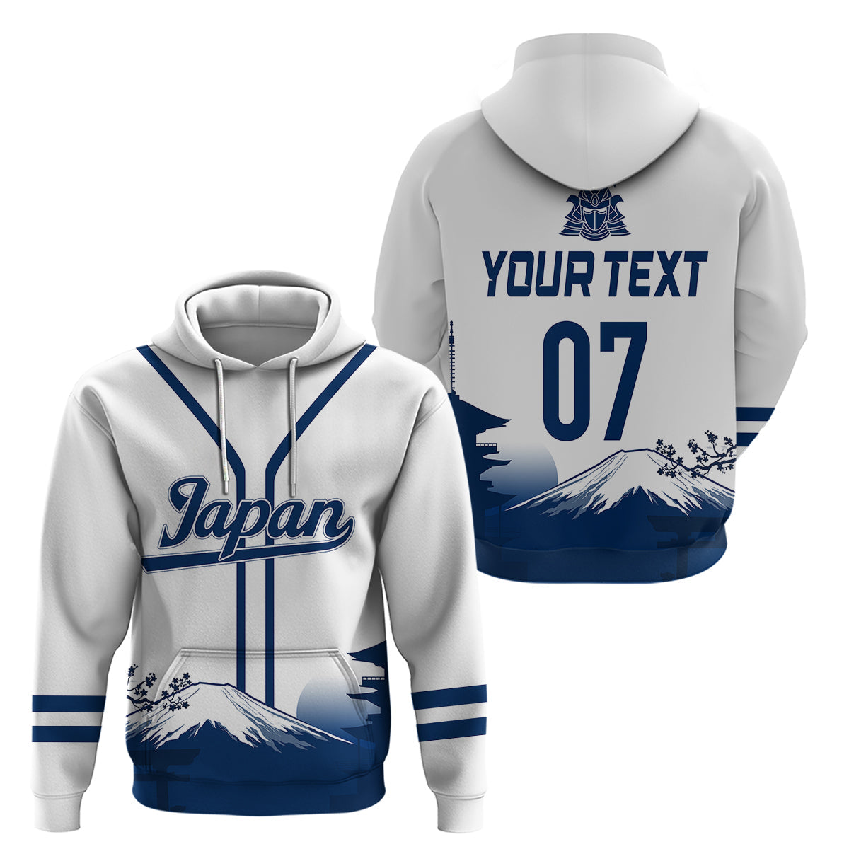 Japan Baseball Champions Fuji Mountain Landscape ArHoodie LT7