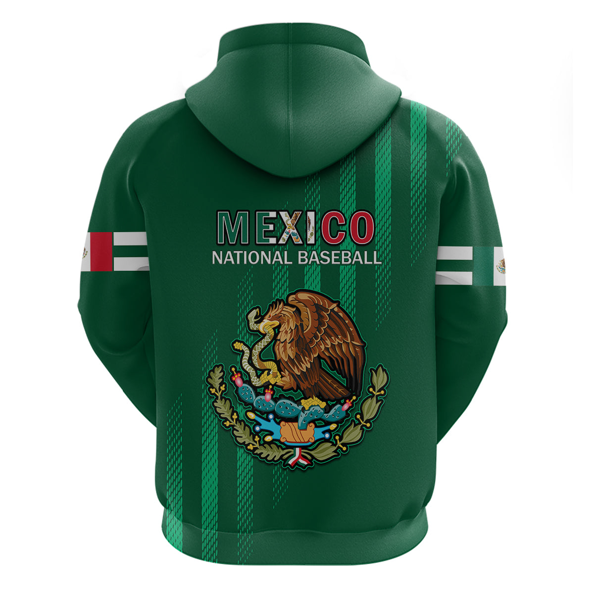 Mexico 2023 Baseball Mix Hoodie Coat Of Arms LT14