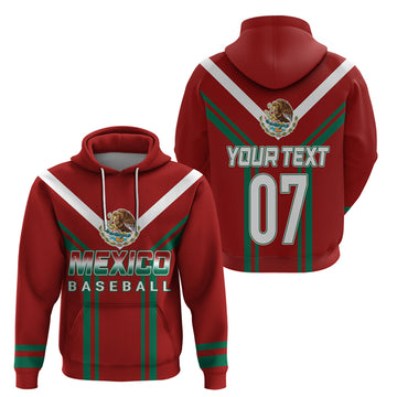Mexico Baseball 2023 Sporty Style With Emblem Hoodie LT7