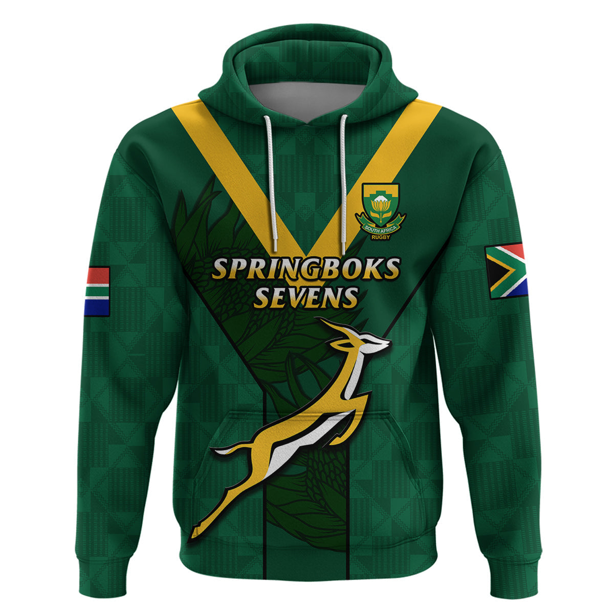 South Africa Rugby Go Blitzboks Sevens Hoodie LT14