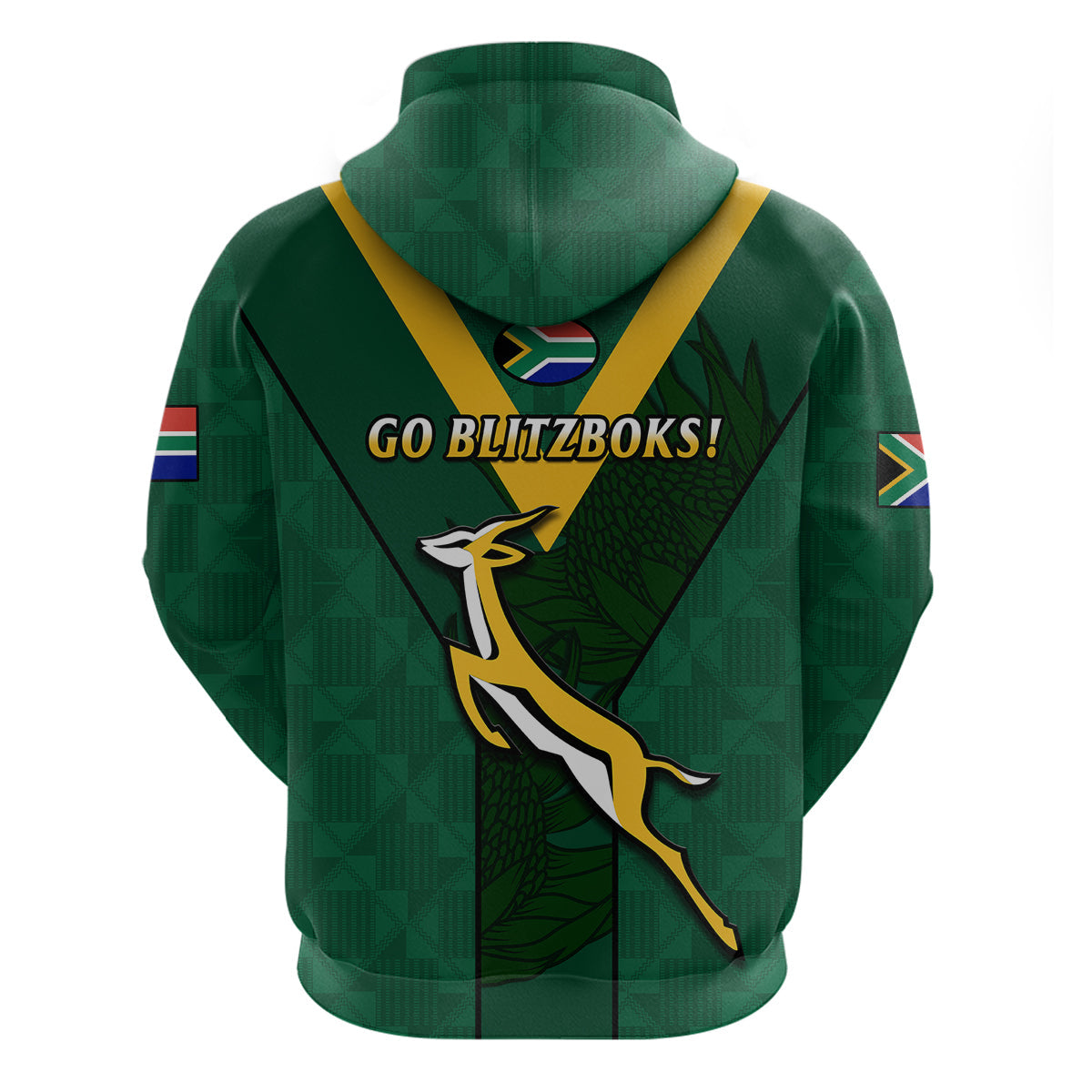 South Africa Rugby Go Blitzboks Sevens Hoodie LT14