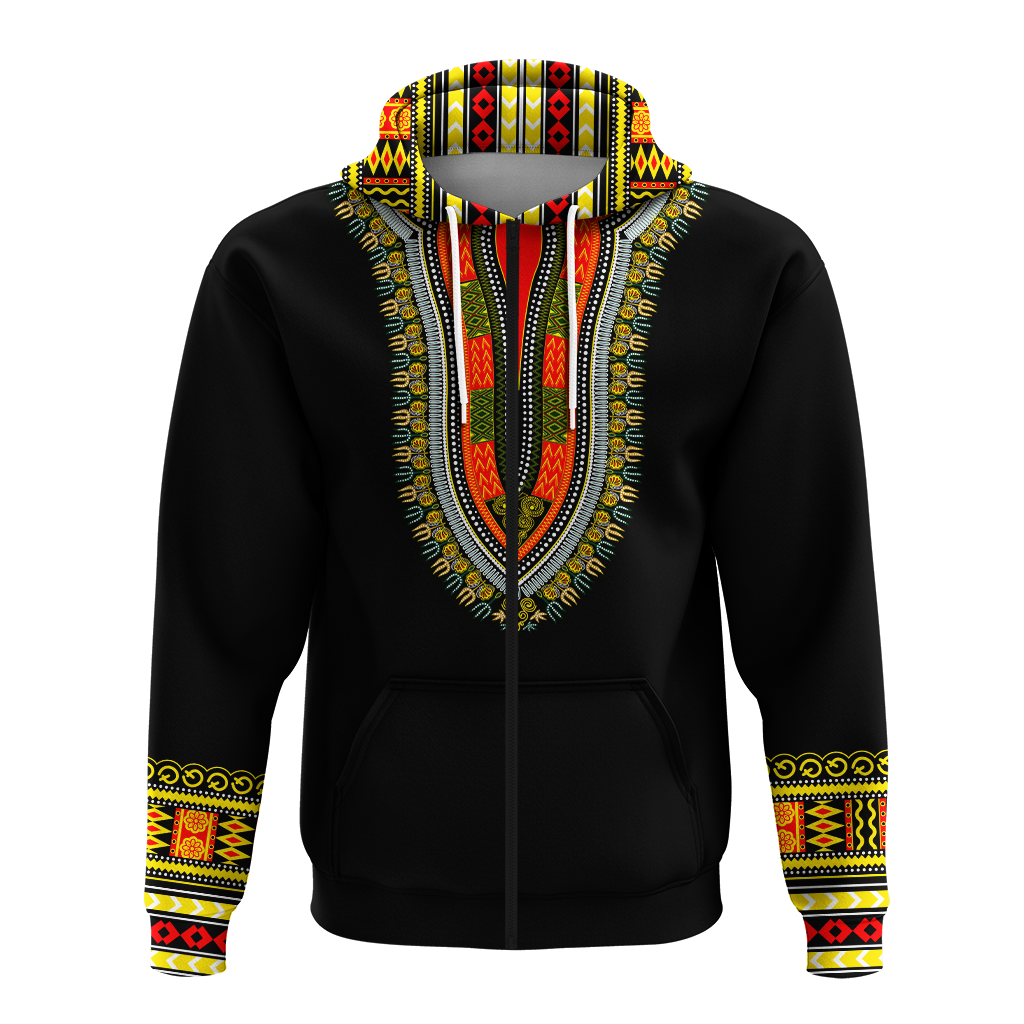 Gambia Happy Independence Day Dashiki Hoodie LT2