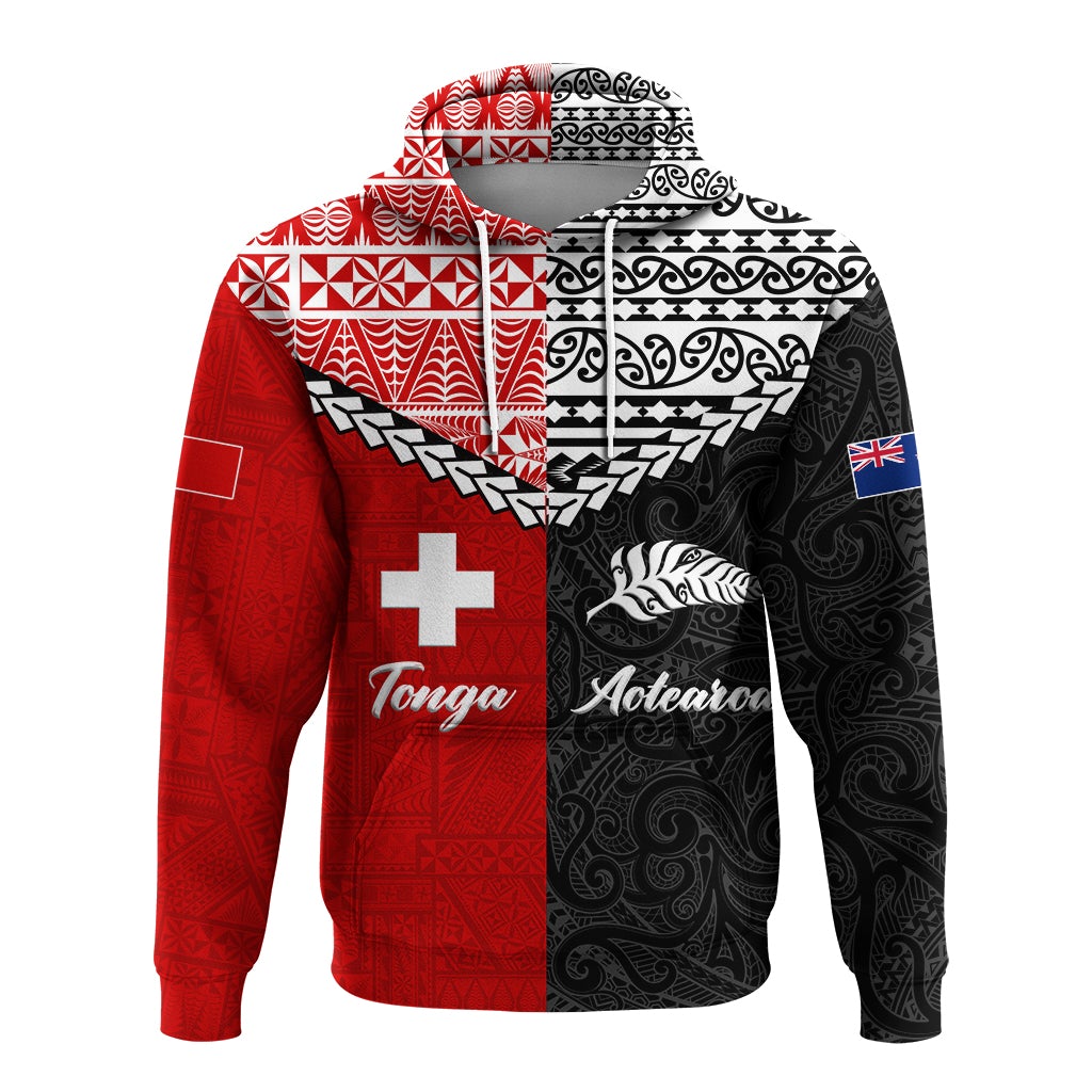 Tonga Combine New Zealand Maori Aotearoa Heritage Hoodie LT12