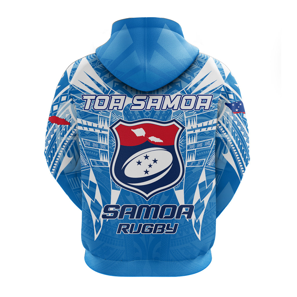 Samoa Rugby Toa Samoa Blue Style Hoodie LT2