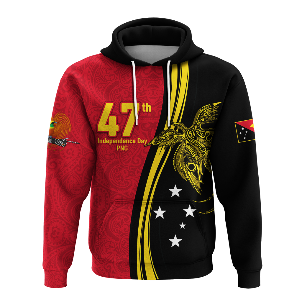 Papua New Guinea Independence Anniversary Polynesian Tribal Hoodie LT12