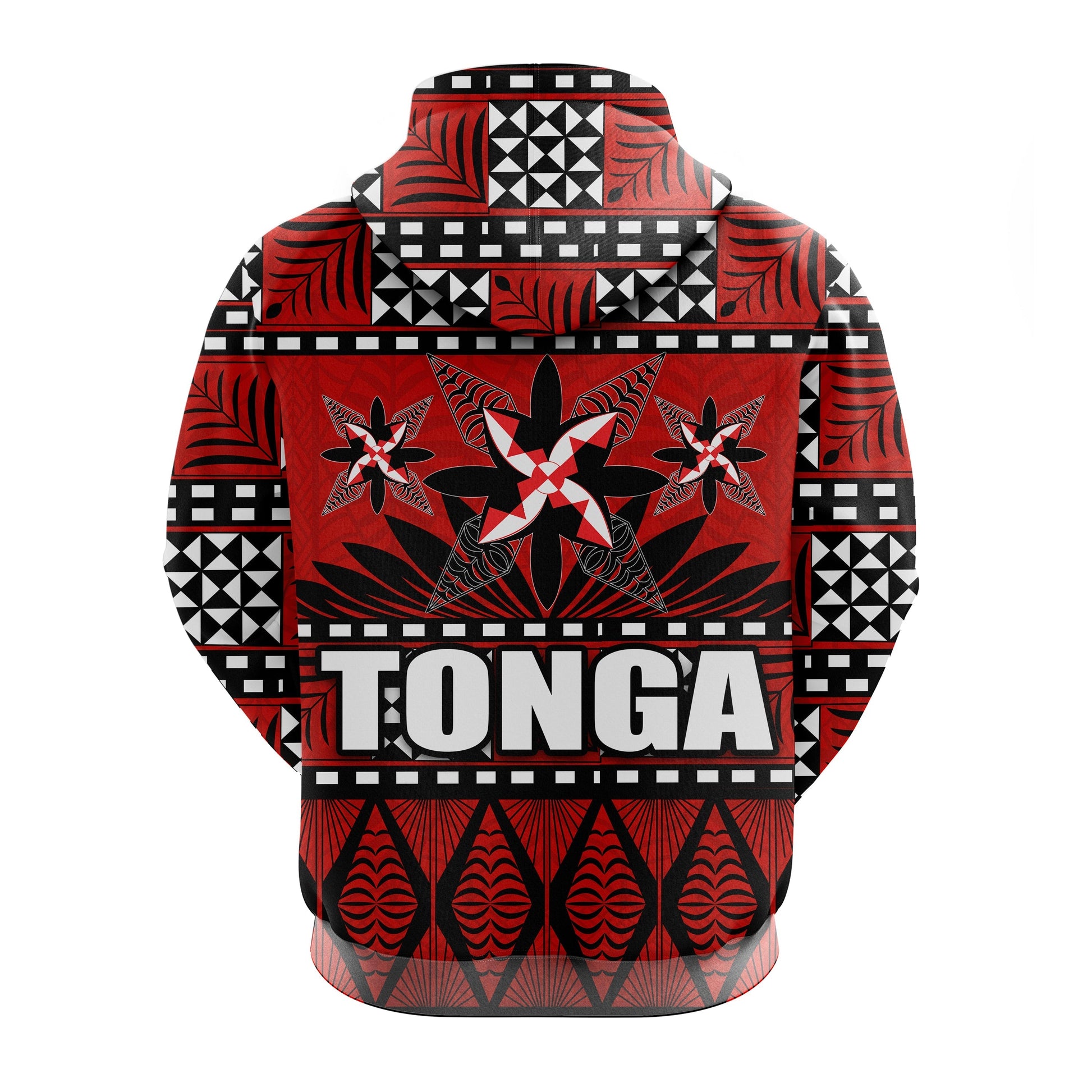 Tonga Hoodie Tongan Patterns LT20