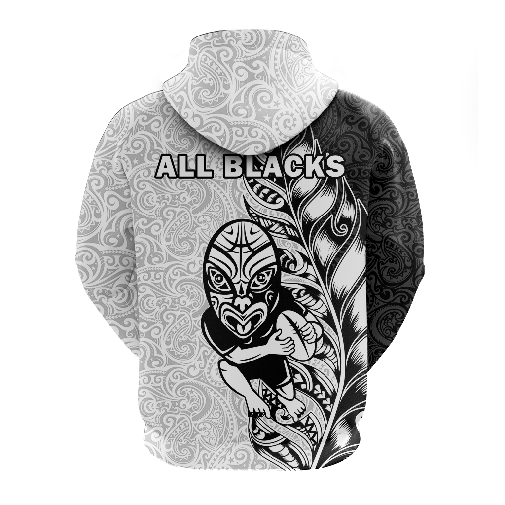 New Zealand Maori All Black Rugby Hoodie LT2
