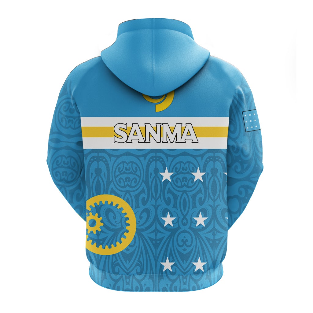 Vanuatu Sanma Province Hoodie Flag Style LT12