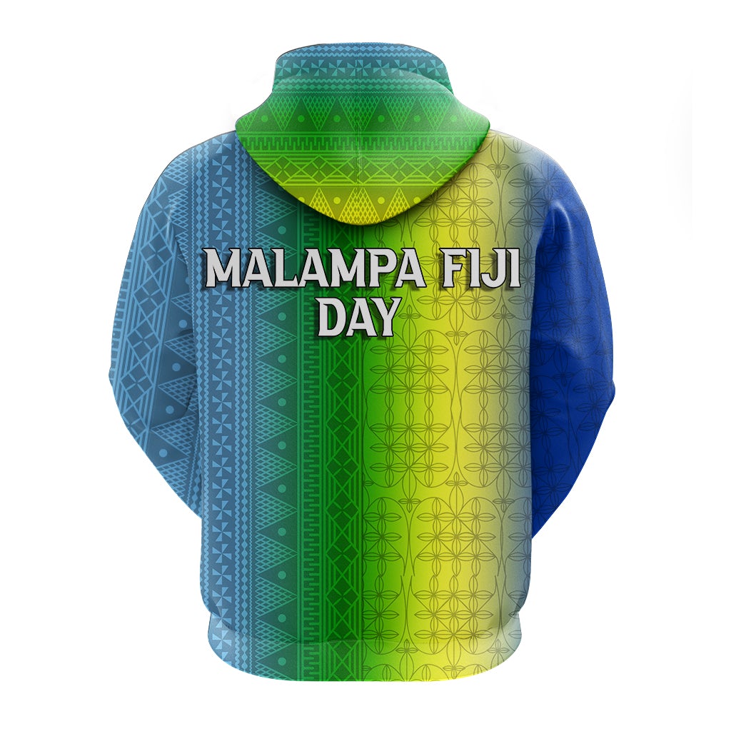Vanuatu Malampa Fiji Day Hoodie Flag Version LT12