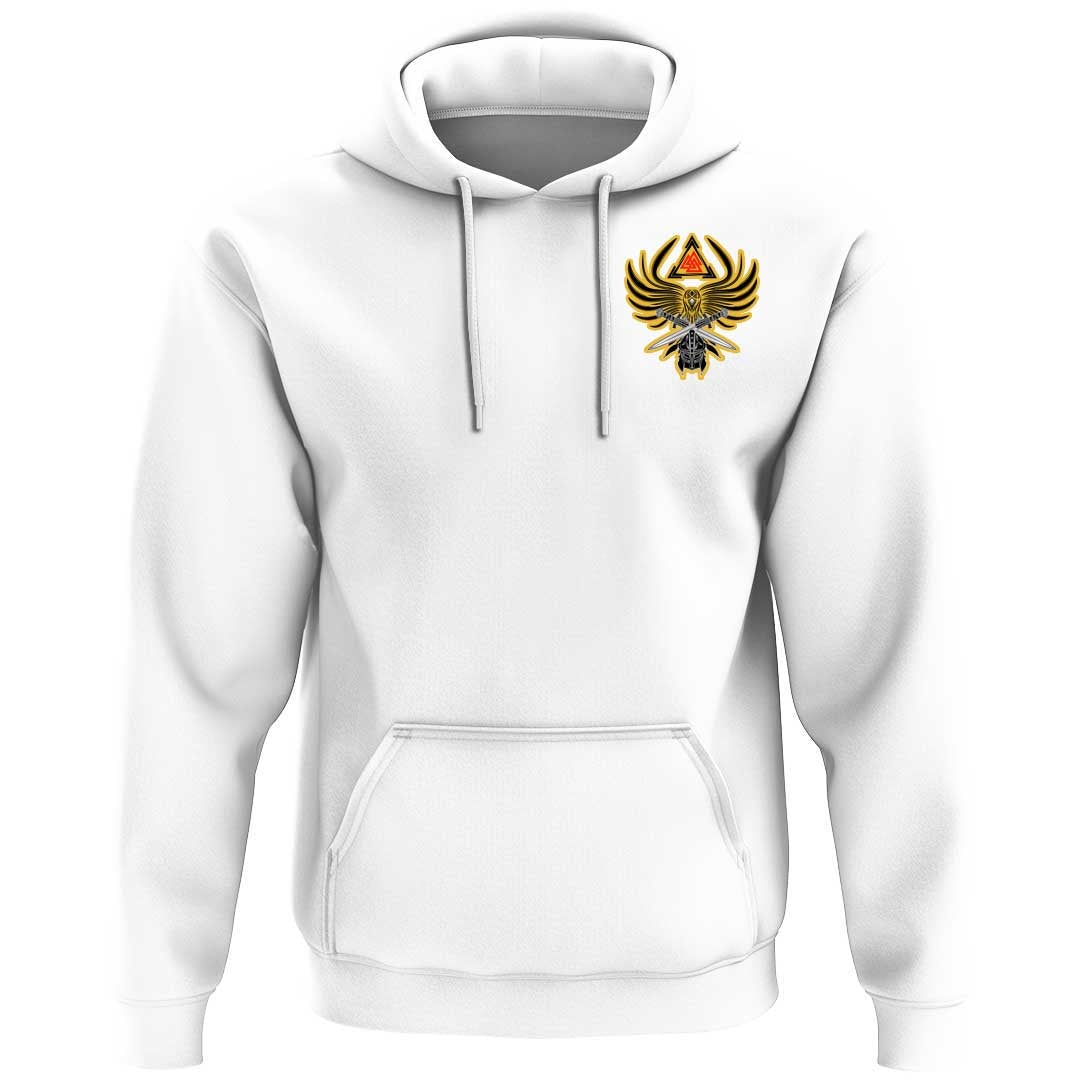 Viking Clothing Viking A Helmet Of The and Two Swords Valknut Hoodie RLT12