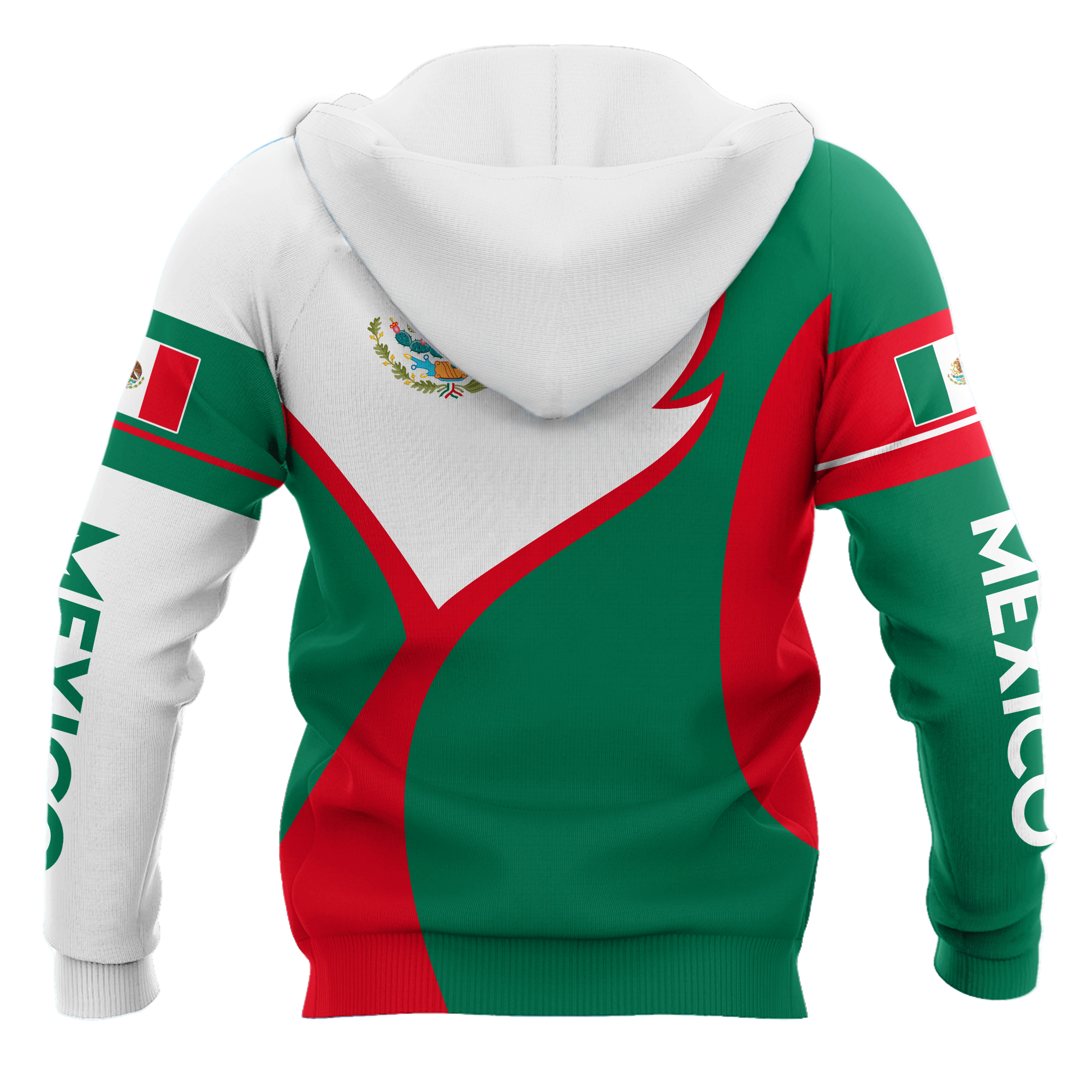 Mexico Green And Red Style Personalized Hoodie