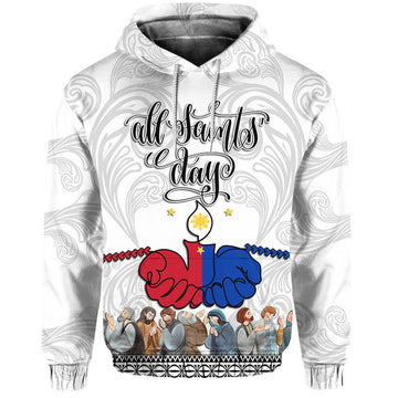 Philippines Hoodie All Saints Day LT9