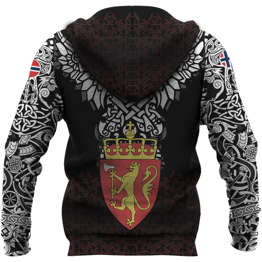 Viking Hoodie Norway Viking Symbol RLT12