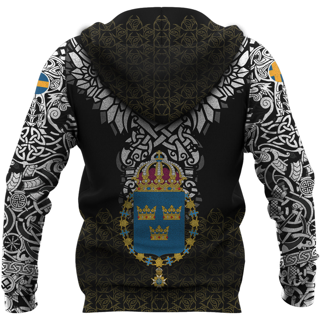 Viking Hoodie Sweden Viking Symbol RLT12
