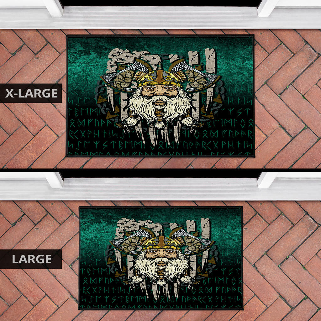 Viking Door Mat America Odin Door Mat RLT12