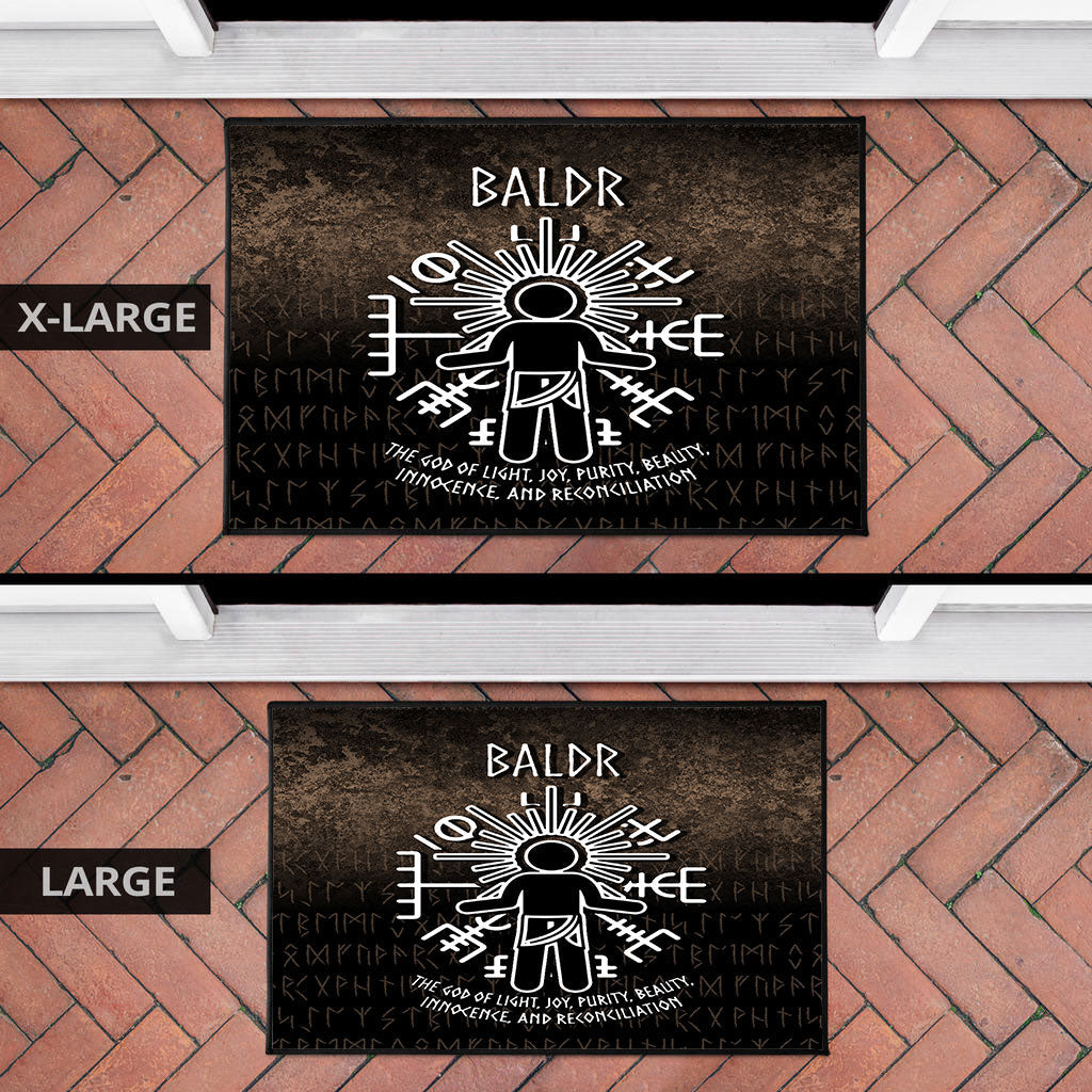 Wonder Print Shop Door Mat - Baldr God Door Mat RLT12