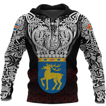 Viking Hoodie Aland Viking Symbol RLT12