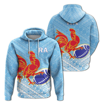 Ra Rugby Union Fiji Hoodie Tapa Pattern LT12
