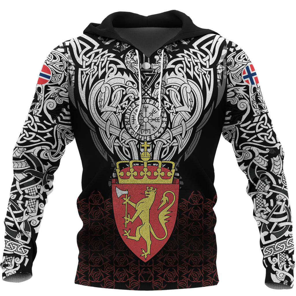 Viking Hoodie Norway Viking Symbol RLT12