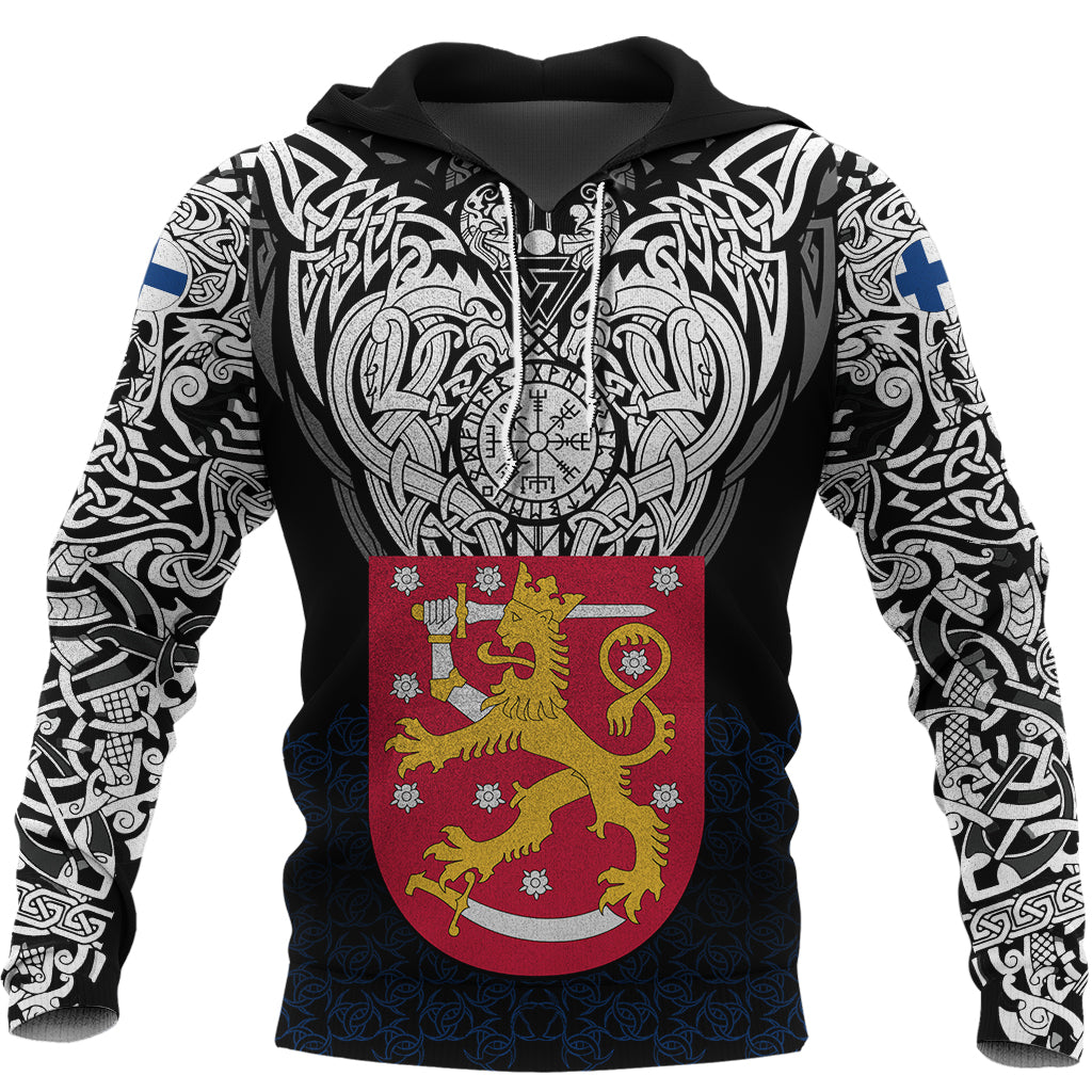Viking Hoodie Finland Viking Symbol RLT12