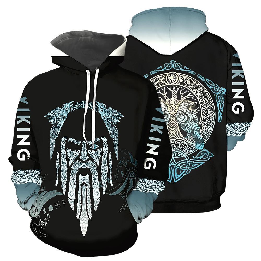 Viking All Over Printed Hoodie For Men and Women 63 RLT12
