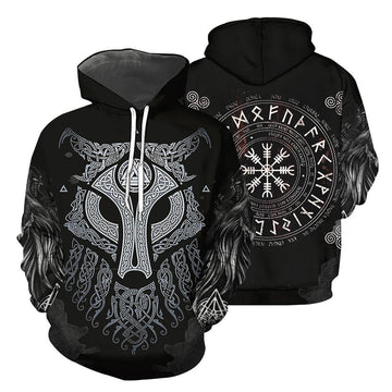 Viking All Over Printed Hoodie For Men and Women 66 RLT12