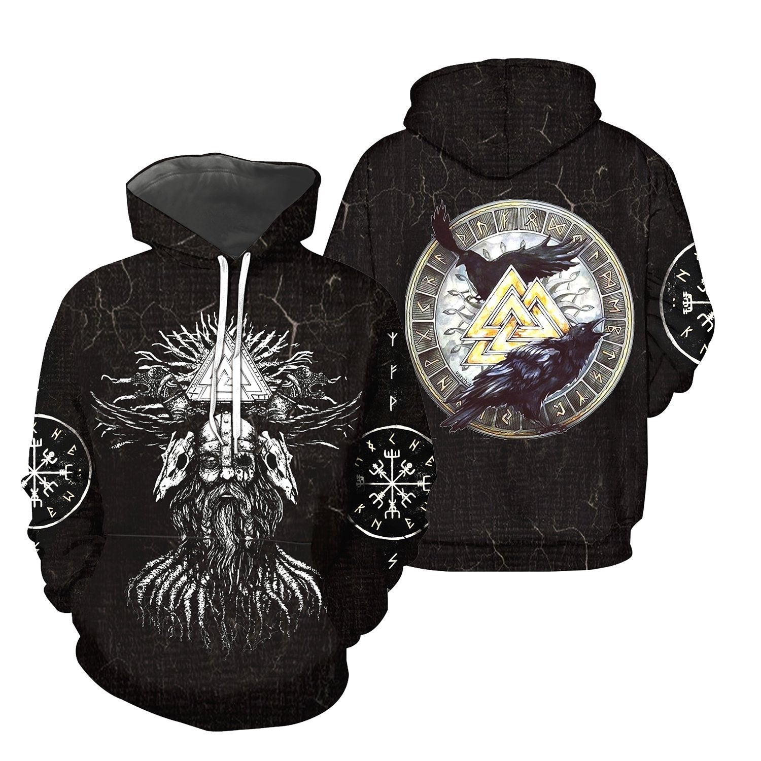 Viking All Over Printed Hoodie For Men and Women 73 RLT12
