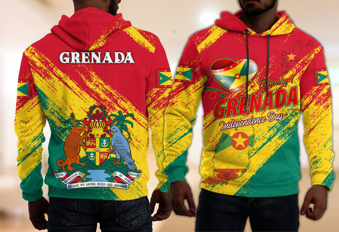 Grenada Happy Independence Day Hoodie LT2