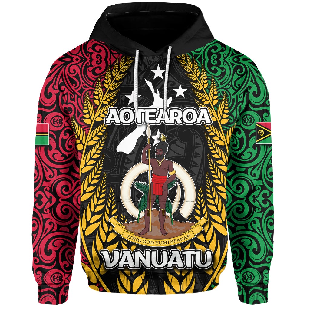 Vanuatu All Over Hoodie Mix Maori Aotearoa LT6