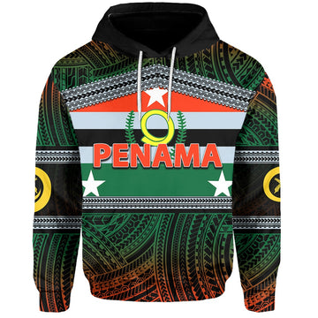 Penama Day Hoodie Of Vanuatu Polynesian Patterns LT6