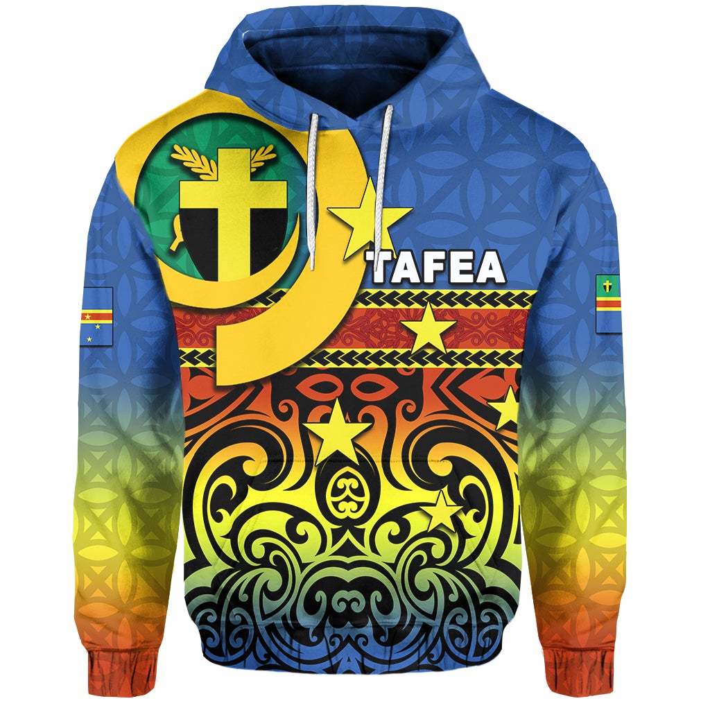 Tafea Day Hoodie Of Vanuatu Polynesian Flag Style LT6