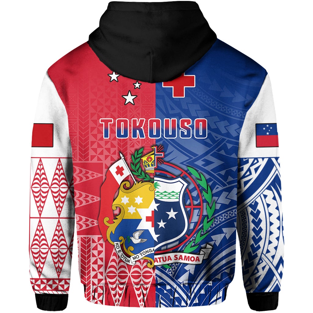 Spirit Of TokoUso Zip Hoodie Tonga and Samoa LT13
