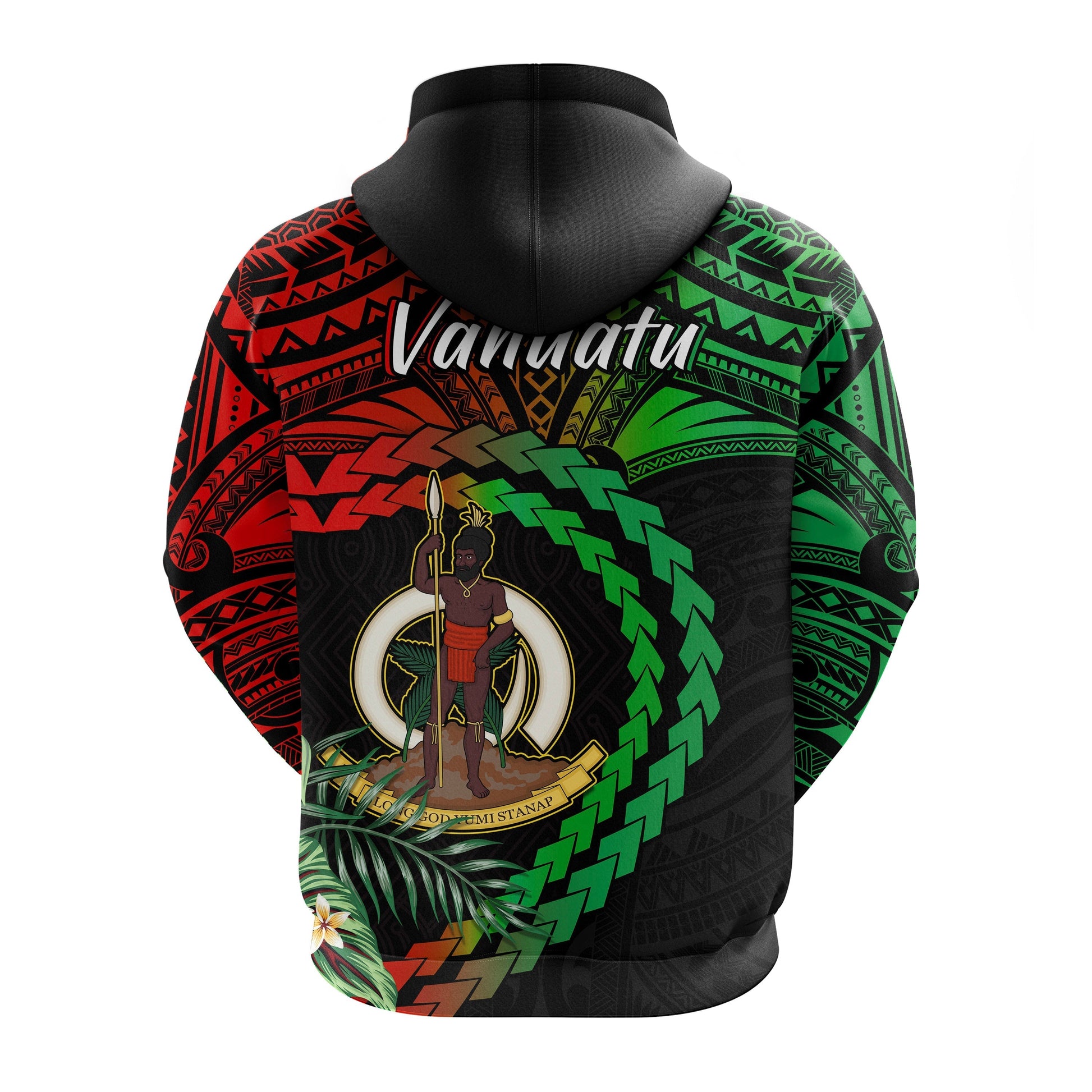 Vanuatu Heart Polynesian Hoodie Turtle Sand Drawings LT13