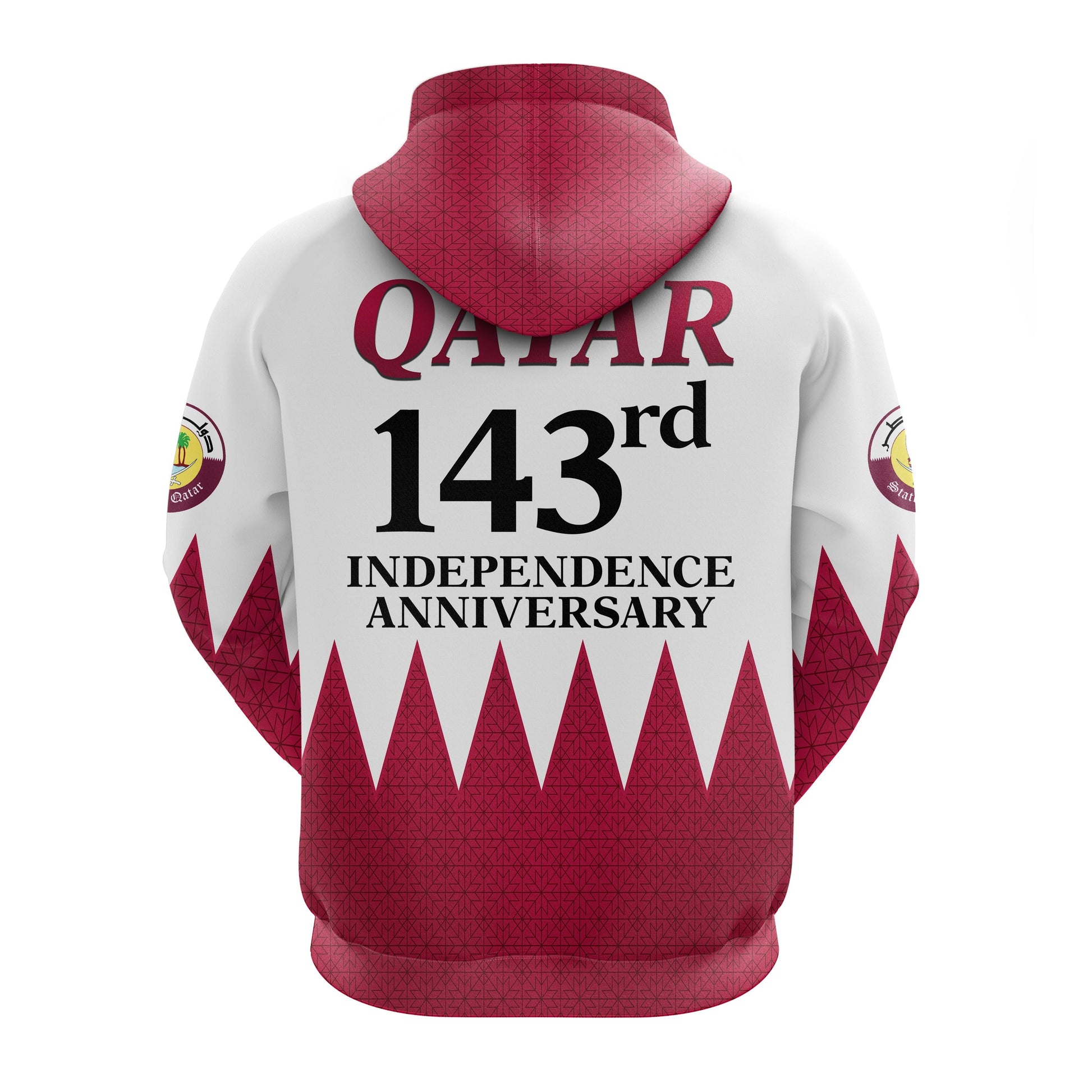 Qatar Hoodie Happy National Day Style Flag LT13