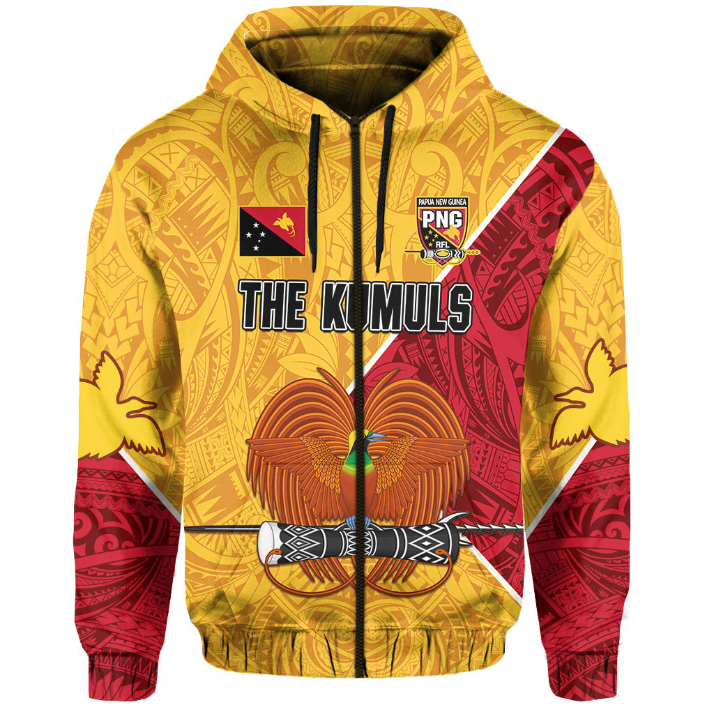 The Kumuls PNG Hoodie Papua New Guinea Polynesian Dynamic Style LT14