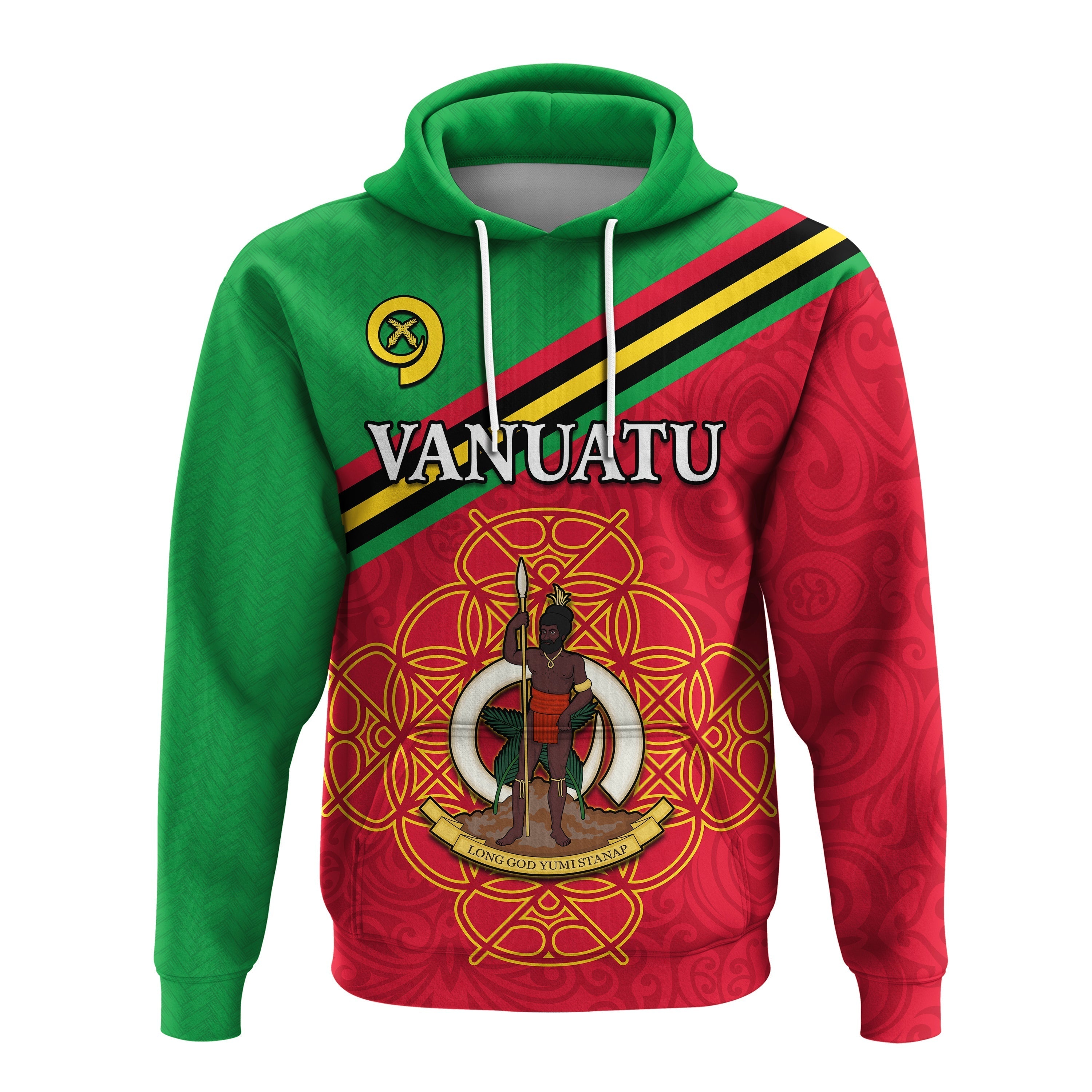 Vanuatu Hoodie Pattern Sand Drawing LT13