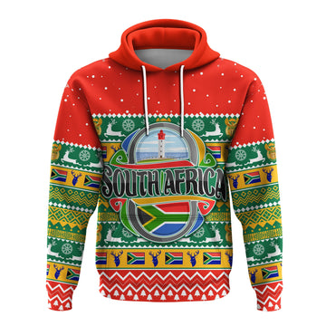South Africa Christmas Hoodie African Springbok LT13