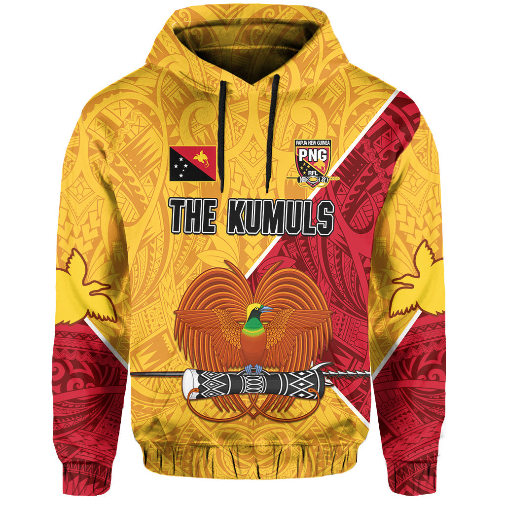 The Kumuls PNG Hoodie Papua New Guinea Polynesian Dynamic Style LT14