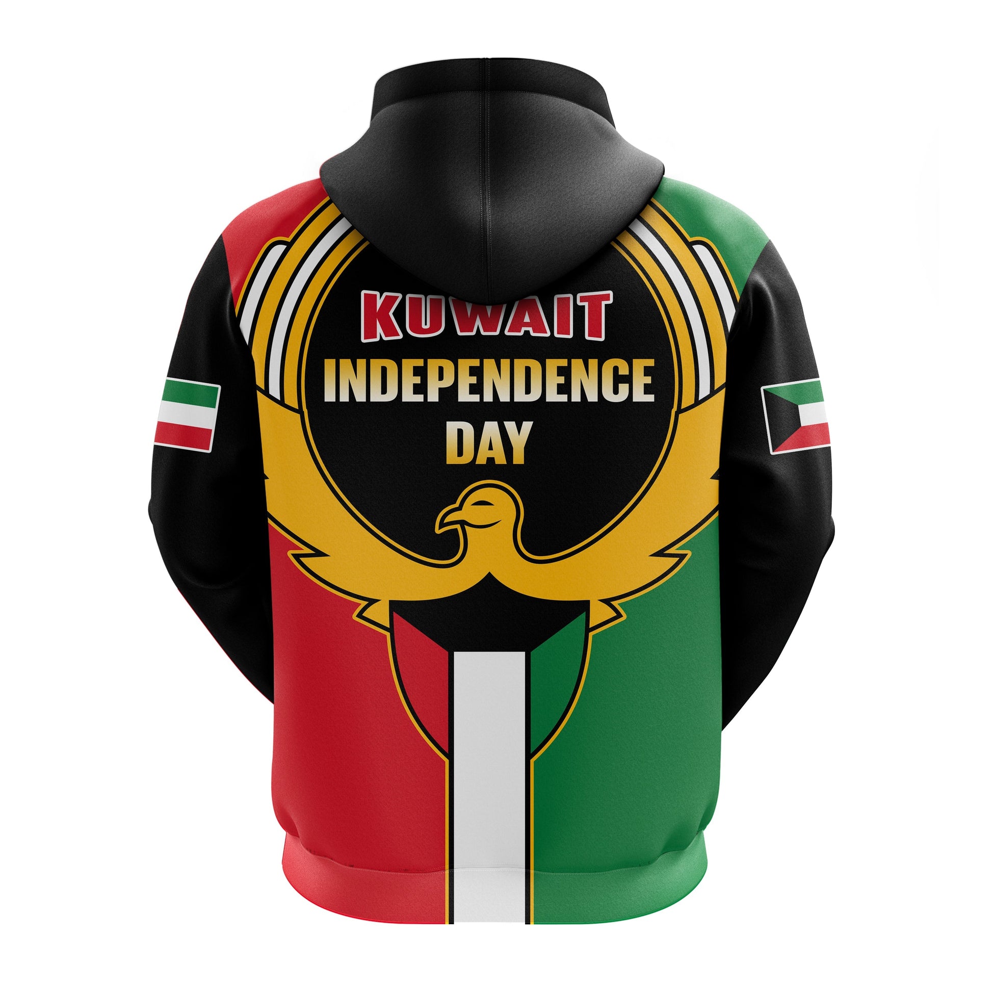Kuwai Hoodie Happy Independence Day With Coat Of Arms LT14