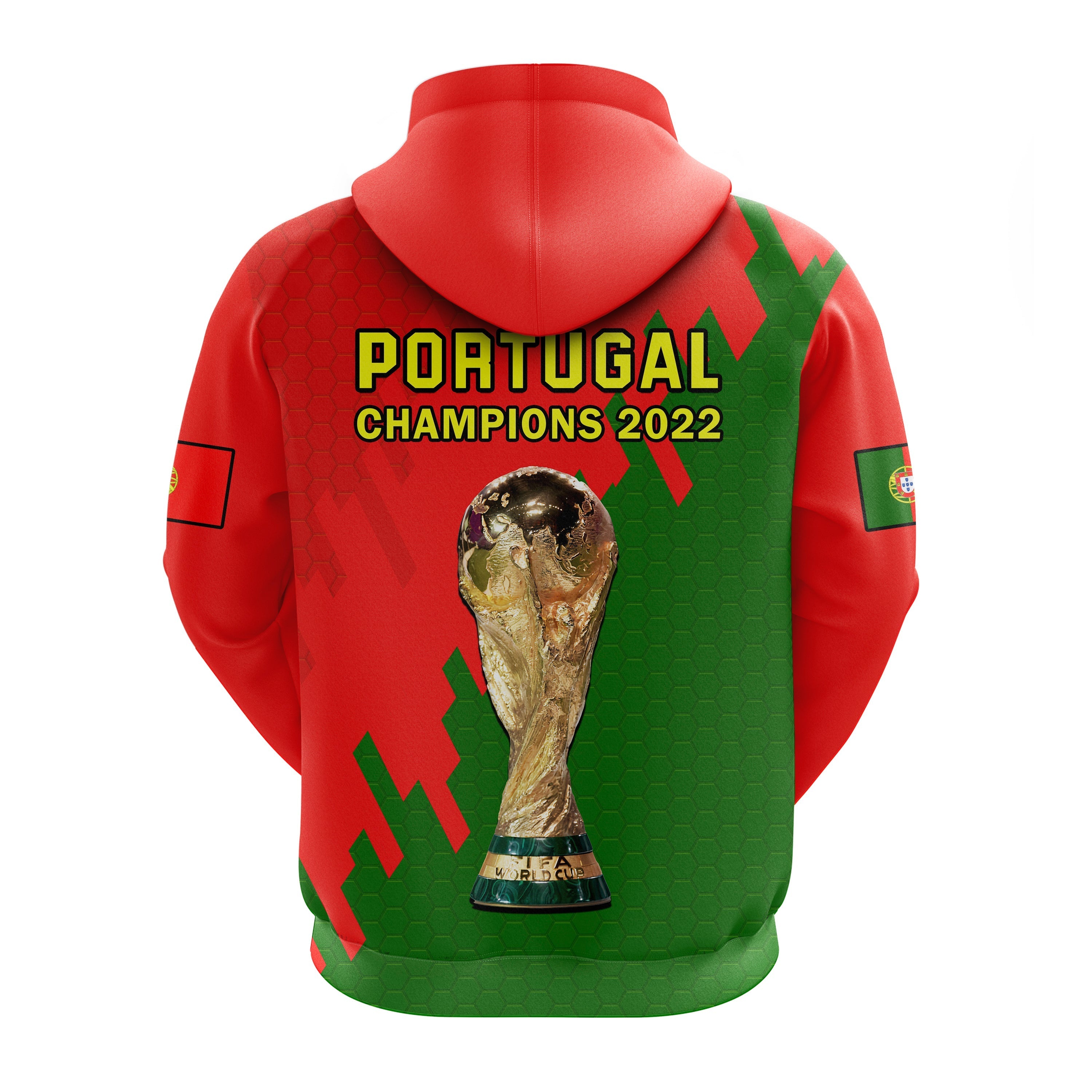 Portugal Football Hoodie Champions WC 2022 LT14