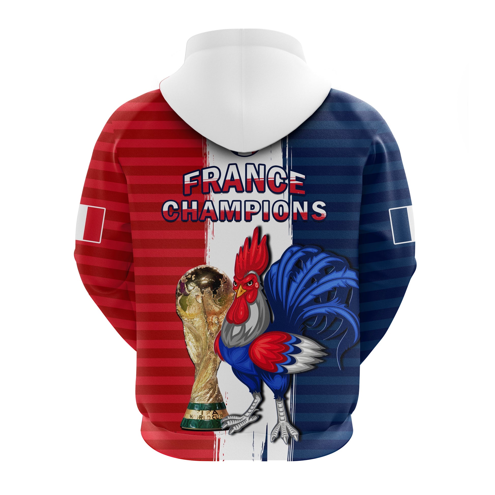France Football Hoodie Les Bleus Champions Football 2022 LT14