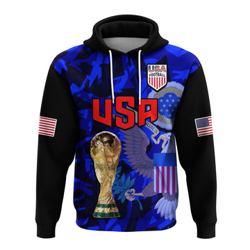 USA Football Hoodie The Yanks Champions WC 2022 LT14