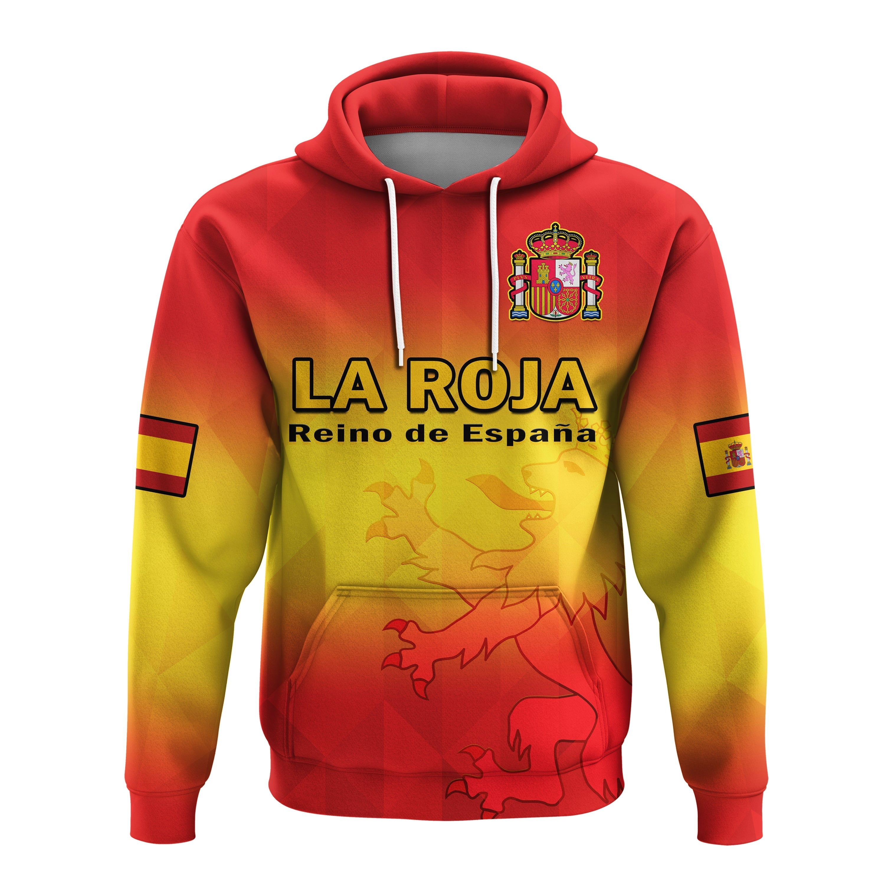 Spain Football Hoodie La Roja Football 2022 LT14