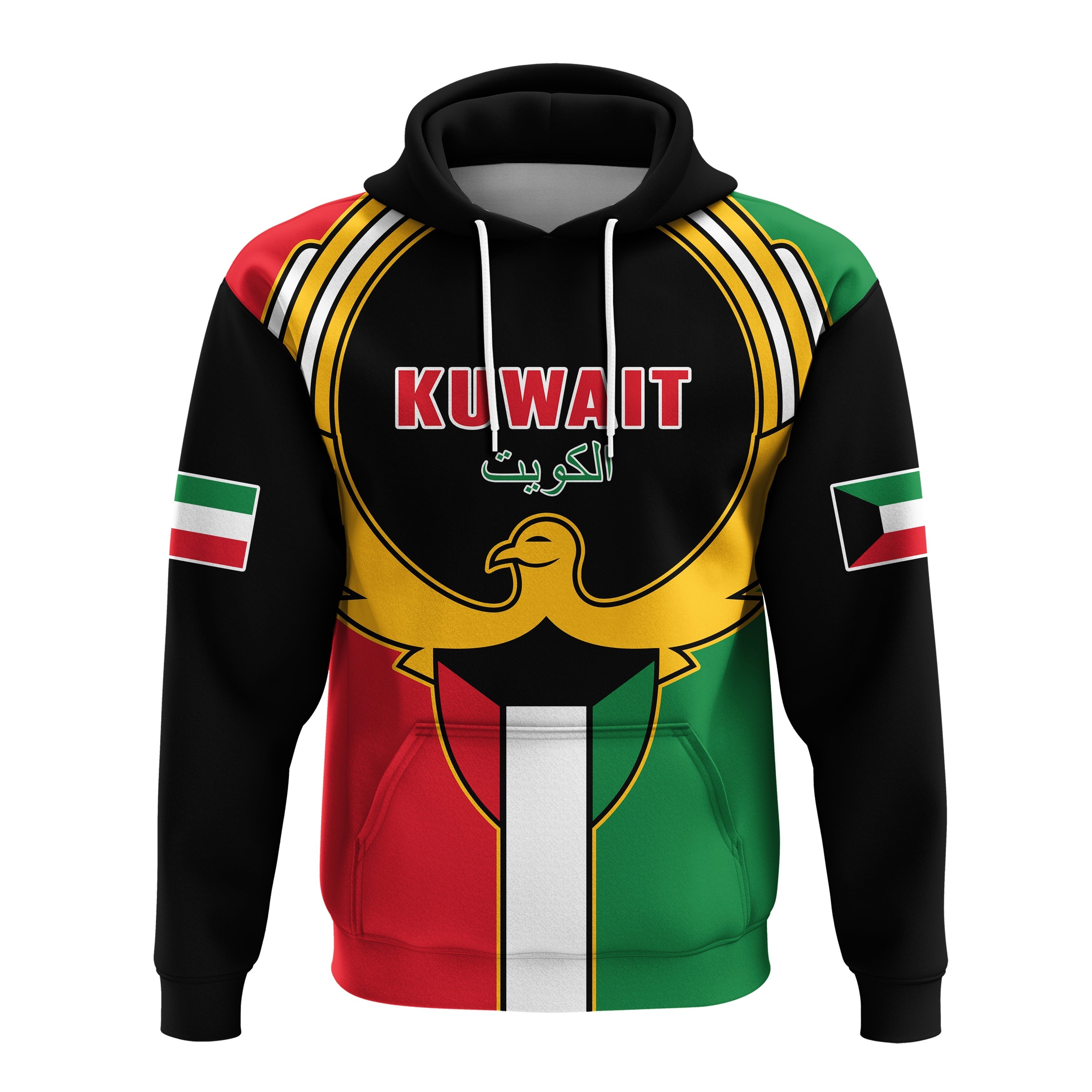 Kuwai Hoodie Happy Independence Day With Coat Of Arms LT14