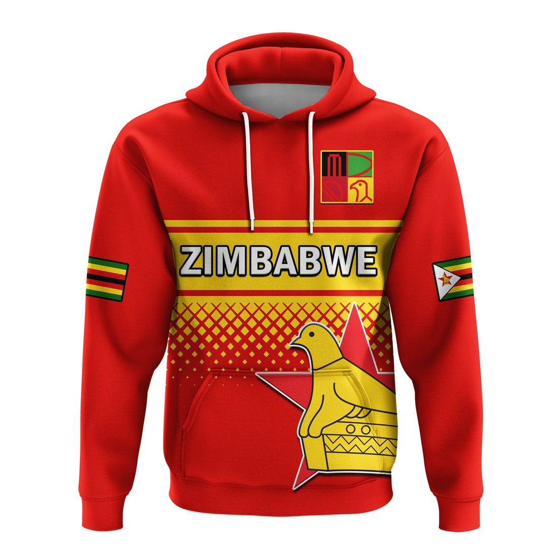 Custom Zimbabwe CrickeHoodie The Chevrons ODI Style LT14