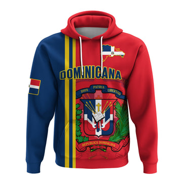 Dominican Republic Hoodie Happy 179 Years Of Independence LT14