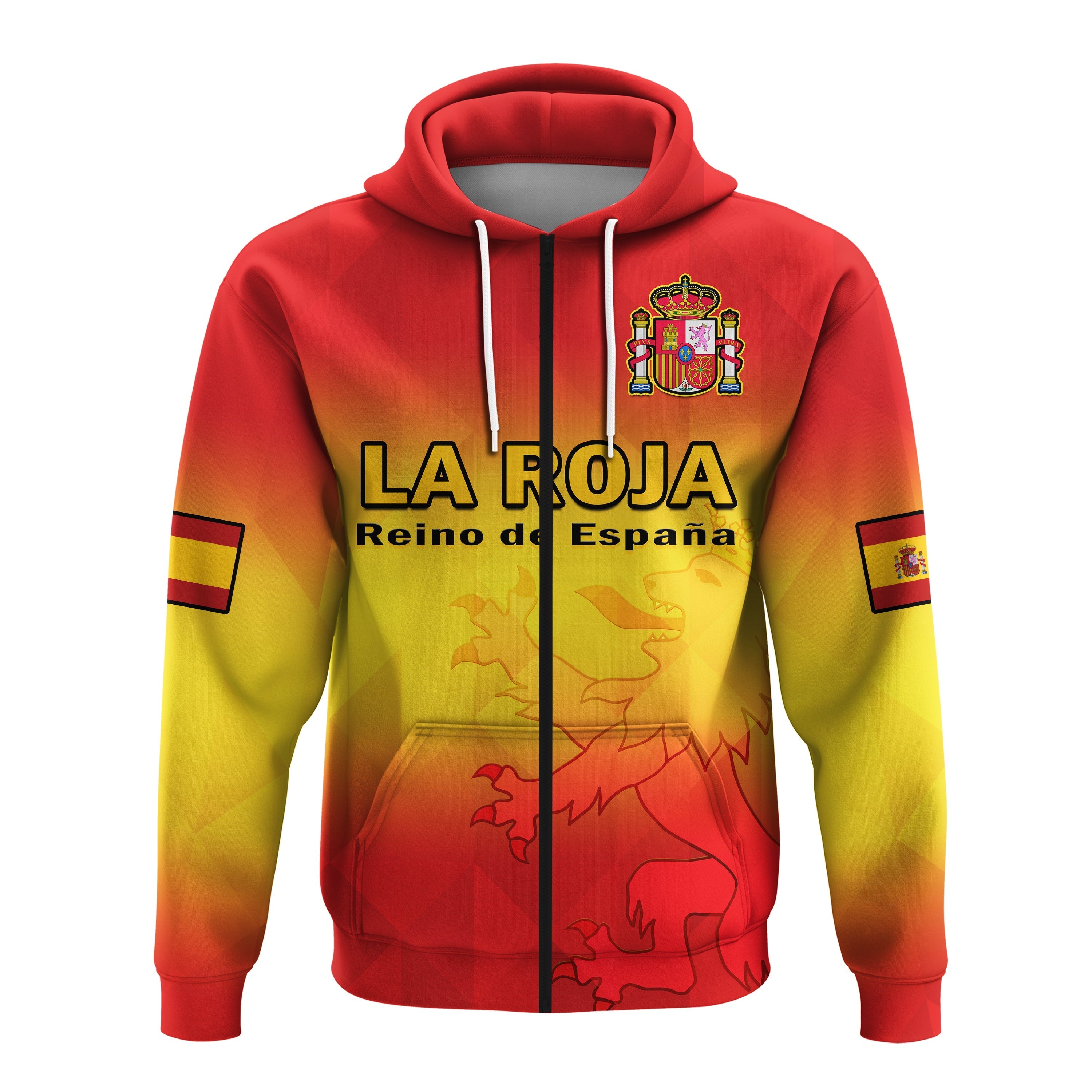 Spain Football Hoodie La Roja Football 2022 LT14